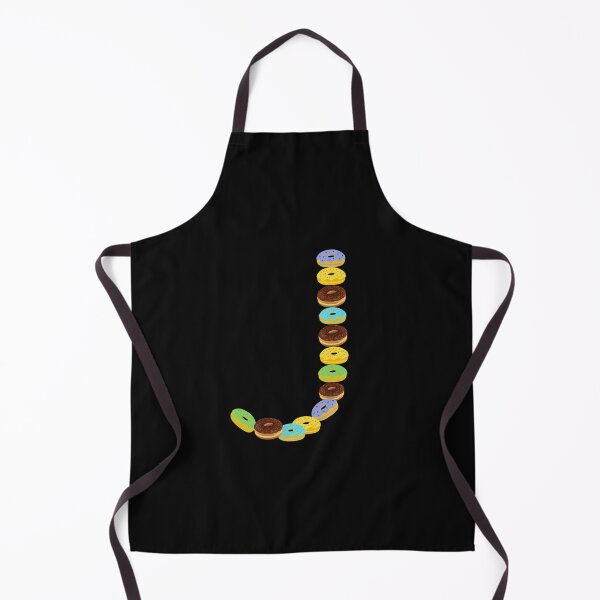 Item preview, COLORFUL DONUT ALPHABET CAPITAL LETTER J designed and sold by LiveAndGlow.