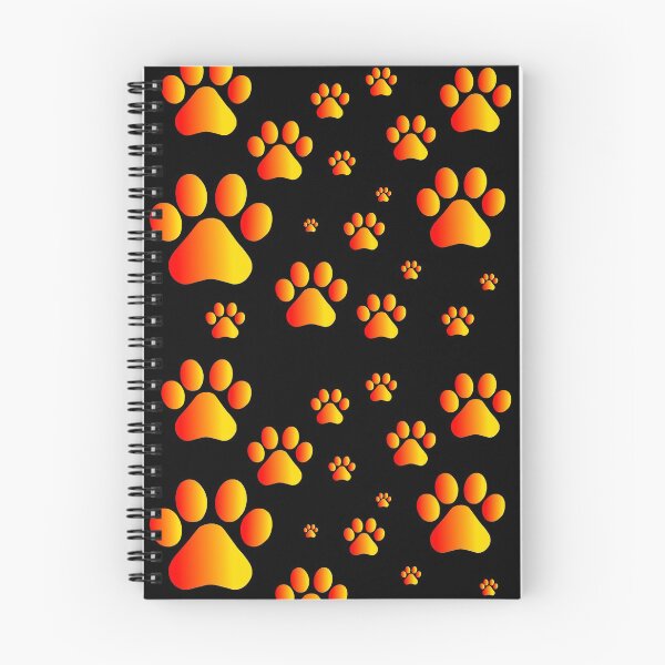 Item preview, Warm Red Yellow Pawprint Pattern  designed and sold by Deborah Camp.