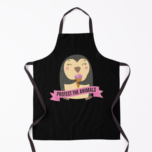 Item preview, Protect the animals - Cute Penguin with Ice Cream designed and sold by AmpersandCuster.