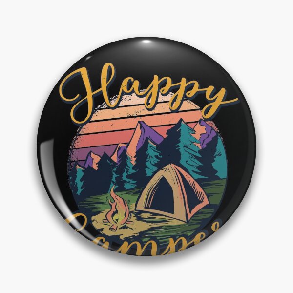 Artikelvorschau, Glücklicher Camper | Camping Wanderhemd, Naturliebhaber entworfen und verkauft von LushCatDesign.