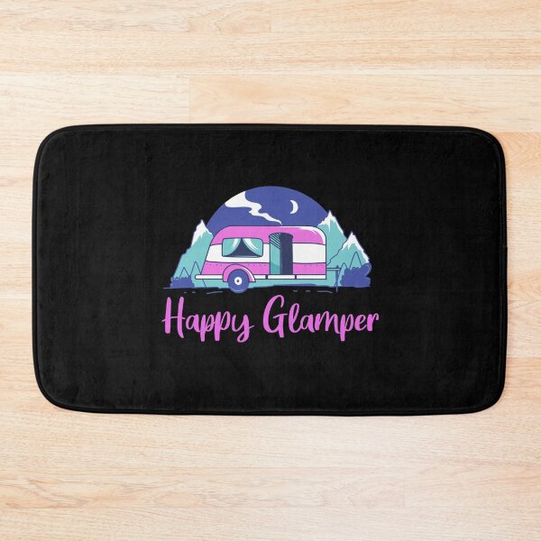 Item preview, Happy Glamper Funny Shirt Camping Happy Camper  designed and sold by LushCatDesign.