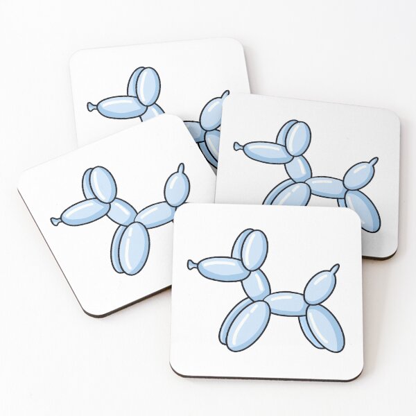 Item preview, Blue balloon dog designed and sold by stickersrosaa.