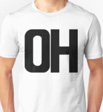 Ohio OH Black Ink Slim Fit T-Shirt