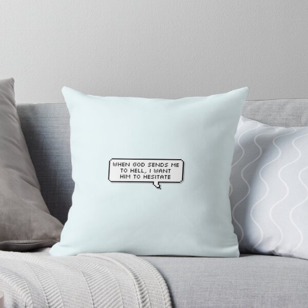 Item preview, Technoblade Quote: When God Sends Me to Hell, I Want Him to Hesitate designed and sold by Swagneato.