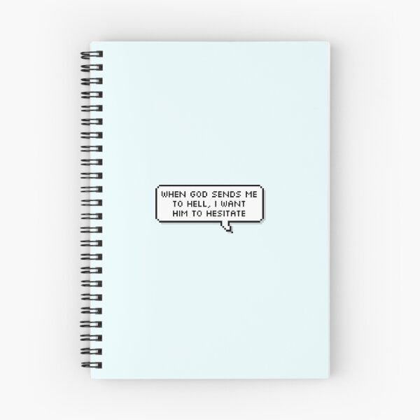 Item preview, Technoblade Quote: When God Sends Me to Hell, I Want Him to Hesitate designed and sold by Swagneato.