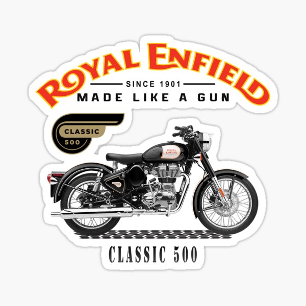 Le Royal Enfield Classic 500 Sticker