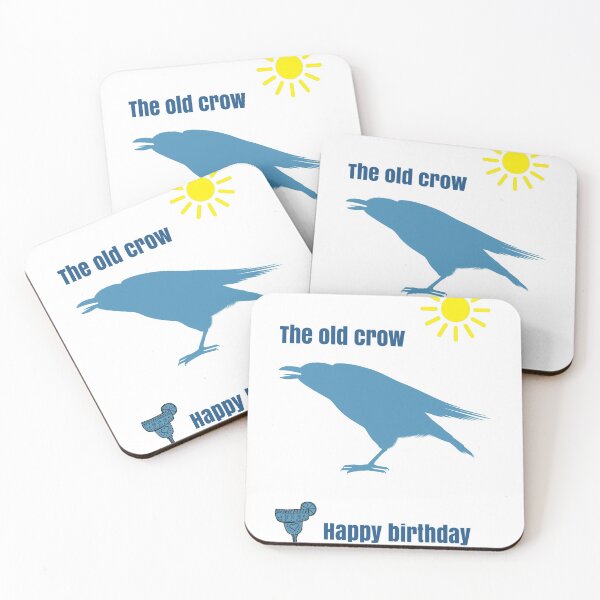 Item preview, The old crow  happy birthday  designed and sold by Tonyasartprints.