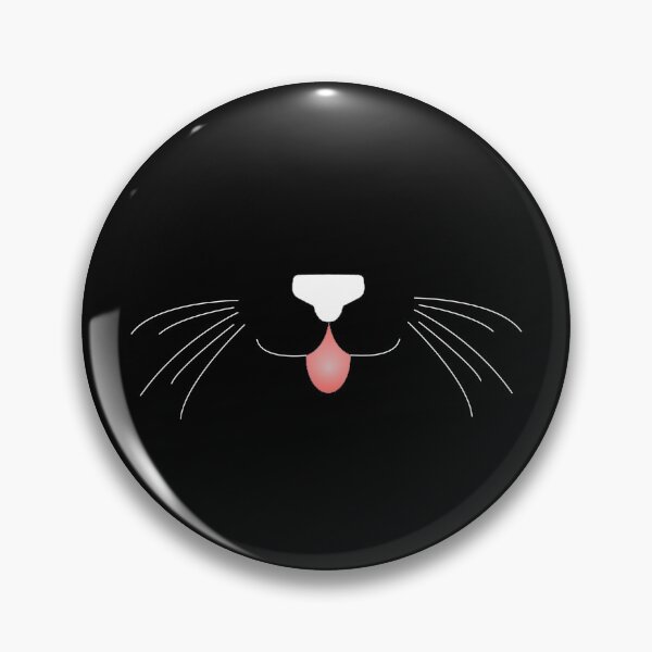 Cat Tongue Graphic Pin