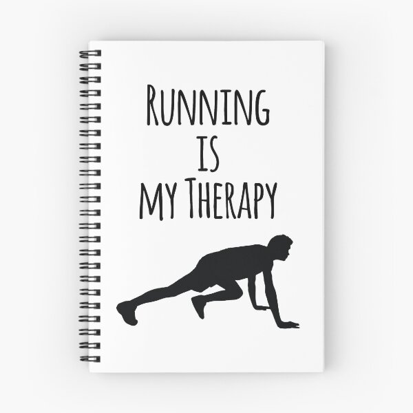 Item preview, Running Is My Therapy, Runner Silhouette designed and sold by 4AllTimes.