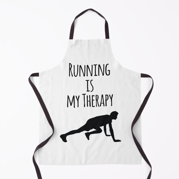 Item preview, Running Is My Therapy, Runner Silhouette designed and sold by 4AllTimes.