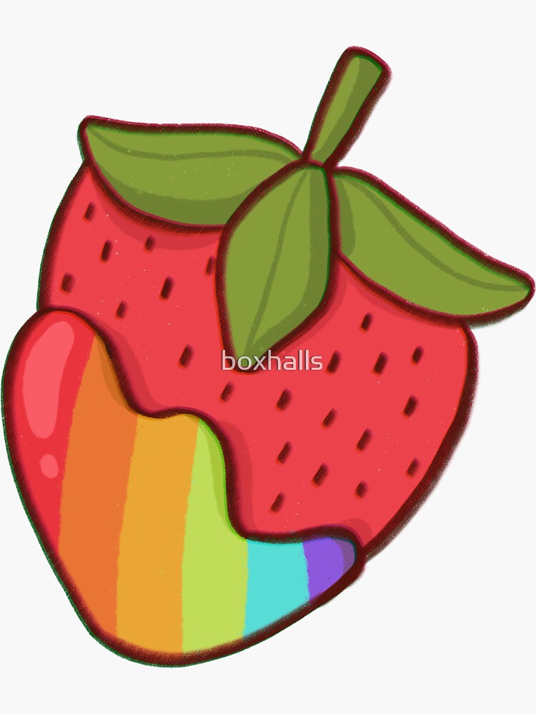 Rainbow Strawberry by boxhalls