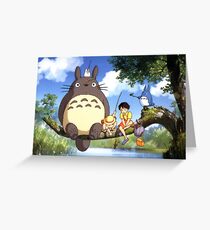 Totoro Greeting Card
