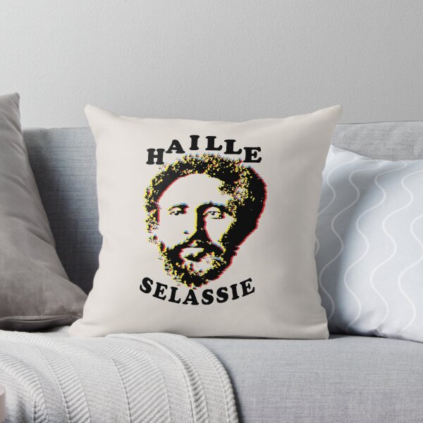 Haille Selassie Color Tones Throw Pillow