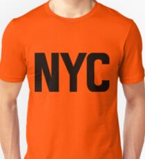 NYC New York City Black Ink Slim Fit T-Shirt