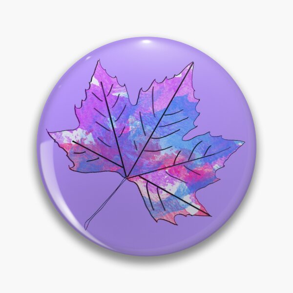 Item preview, Beautiful Galaxy colour Autumn Leaf By SunsetApple  designed and sold by SunsetApple.