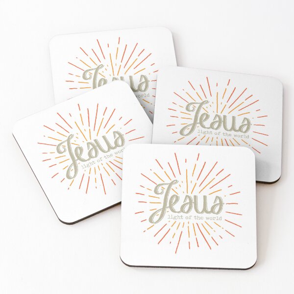 Item preview, Jesus - Light of the world - John 8:12 - Hand Drawn with Sun Rays designed and sold by BeYoonik.