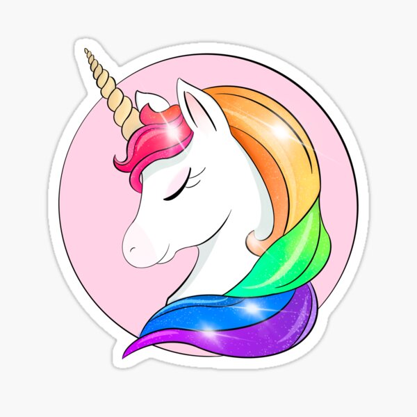 Unicorn Pattern Stickers Redbubble - roblox unicorn sticker by cookie 3