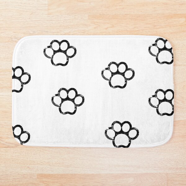 Item preview, Dog paws pattern black and white  designed and sold by Adri Graterol.