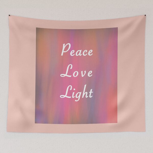 Item preview, Peace Love Light designed and sold by Life Is Beautiful.