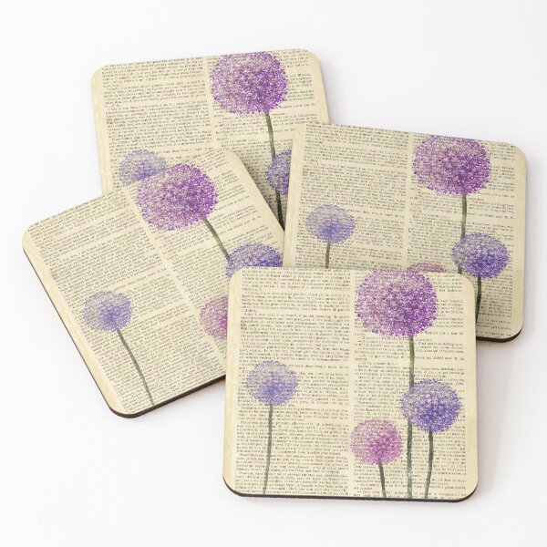 Item preview, Botanical print, on old book page - flower designed and sold by Art by Lilia.