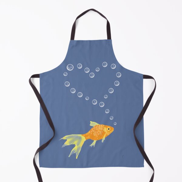 Item preview, Goldfish Surrounded by Bubble Heart designed and sold by Amy Hadden.