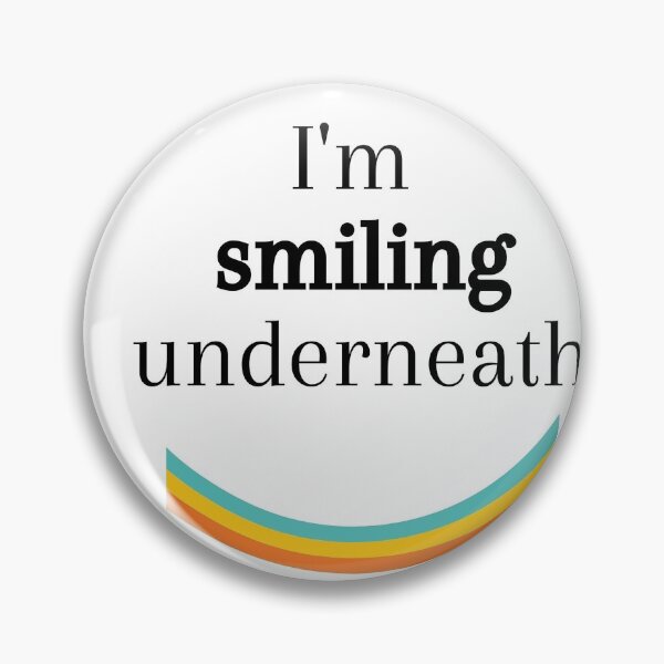 Item preview, Funny and cute rainbow smile quote designed and sold by Adri Graterol.