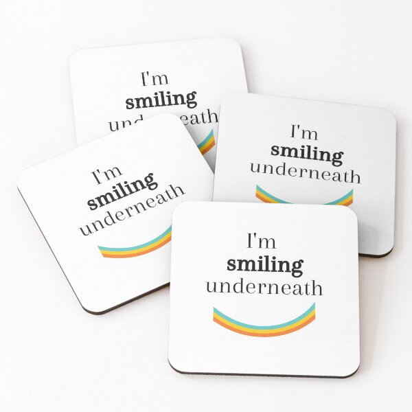 Item preview, Funny and cute rainbow smile quote designed and sold by Adri Graterol.