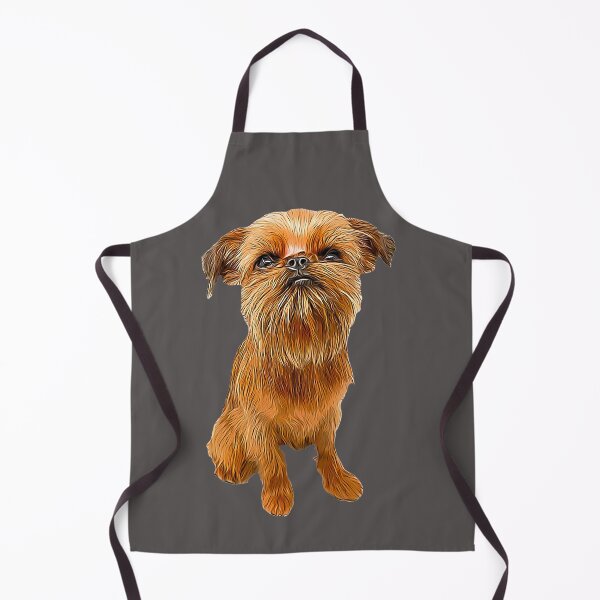 Item preview, Brussels Griffon Bruxellois Cute Puppy Dog designed and sold by ElegantCat.