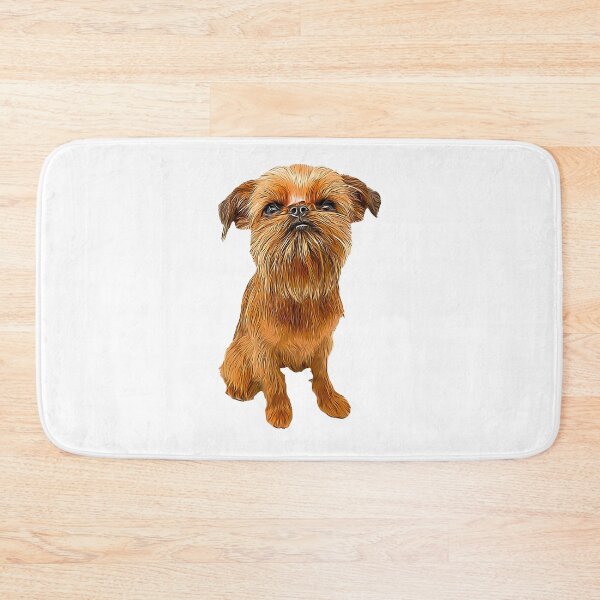 Item preview, Brussels Griffon Bruxellois Cute Puppy Dog designed and sold by ElegantCat.