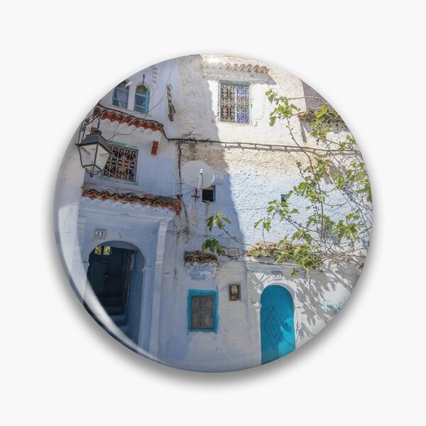 Item preview, Chefchaouen Courtyard designed and sold by Marylou Badeaux.