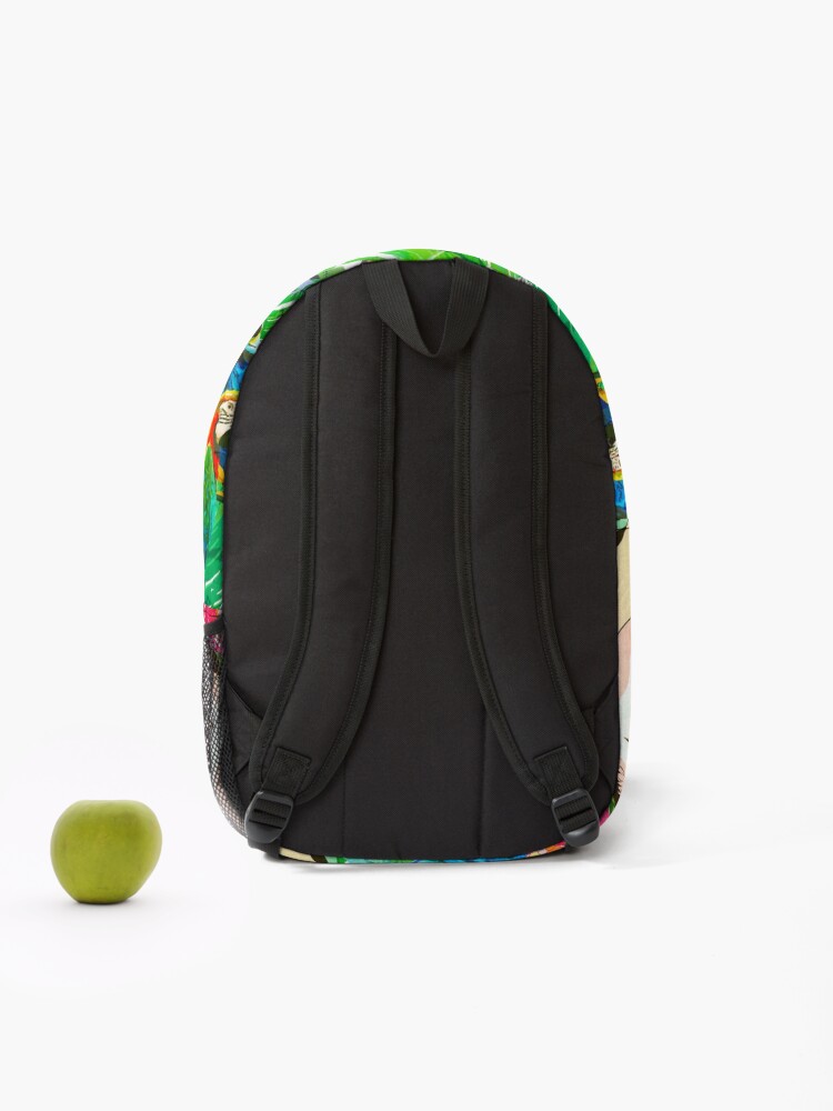 Thumbnail 2 of 3, Backpack, Frida in Flight, I designed and sold by MeganSteer.