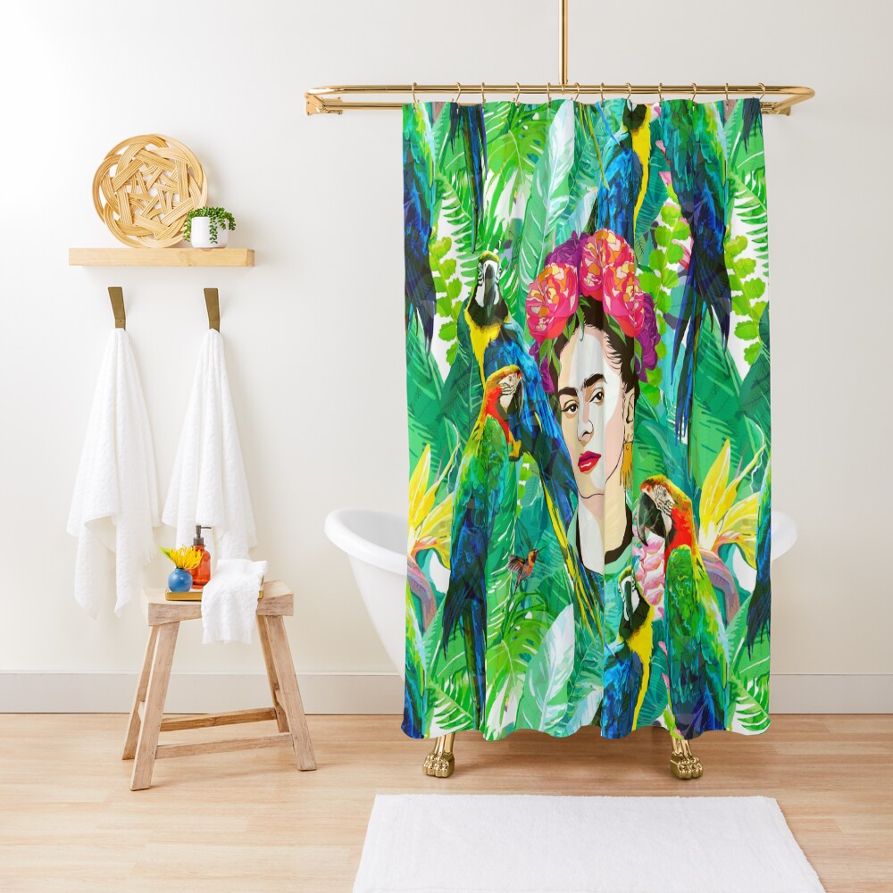 Frida in Flight, I Shower Curtain