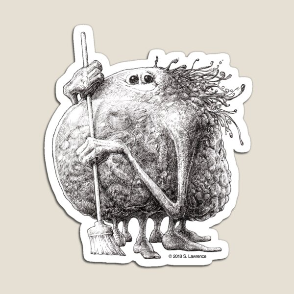 Dustbin sticker/magnet Magnet