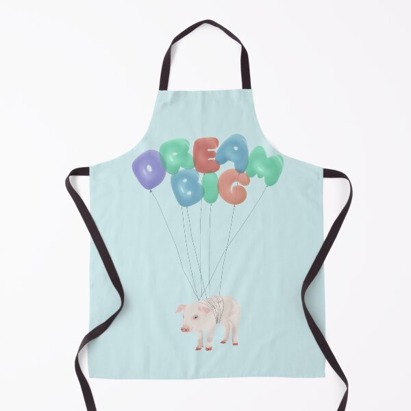 Item preview, Pig Flying with Balloons - Dream Big designed and sold by Amy Hadden.