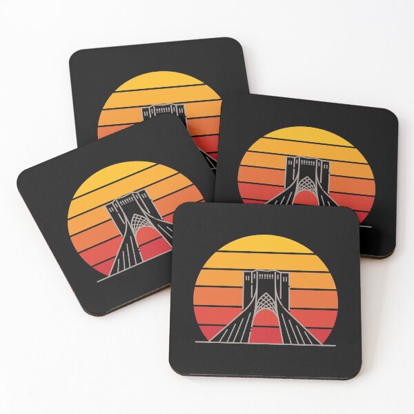 Item preview, Azadi Tower Retro Sunset designed and sold by ArtEntwined.