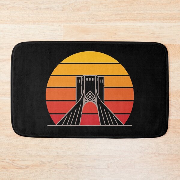Item preview, Azadi Tower Retro Sunset designed and sold by ArtEntwined.