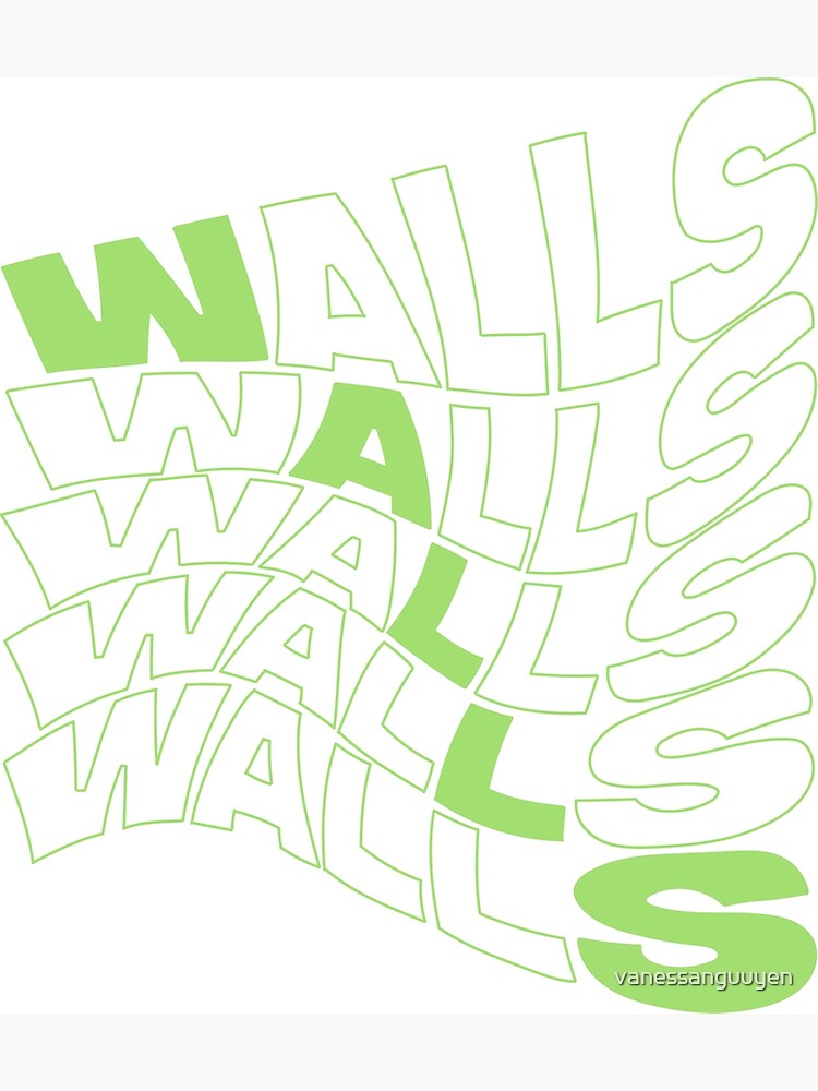 Walls Louis Tomlinson green Poster by Carmens-World