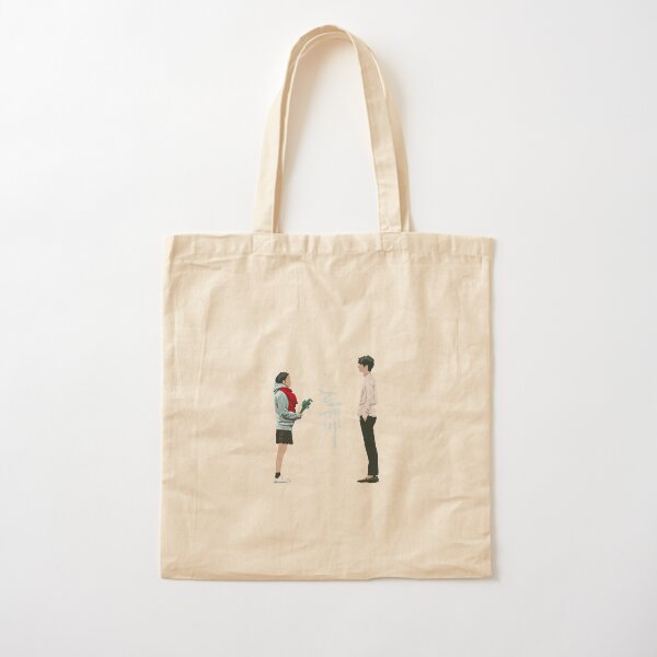 Goblin Kdrama scene at Jumunjin Beach Cotton Tote Bag