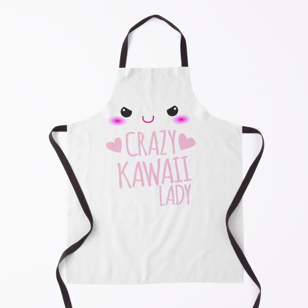 Item preview, Crazy Kawaii Lady with cute little face designed and sold by jazzydevil.
