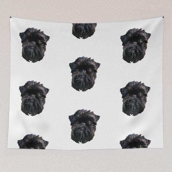 Item preview, Griffon Bruxellois Cute Puppy Dog Art designed and sold by ElegantCat.