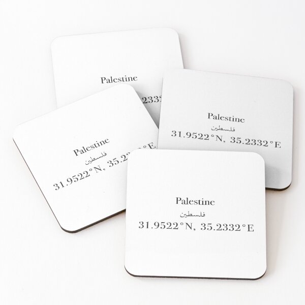 Item preview, PALESTINE COORDINATES designed and sold by ByMaram Z.