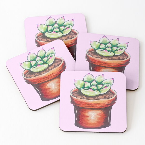 Item preview, Cute Potted Succulent designed and sold by Lady-Lilac.