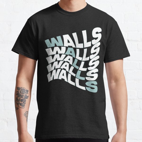 Wände Louis Tomlinson farbig gestreift blau Classic T-Shirt