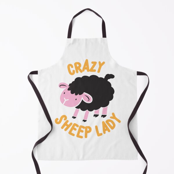 Item preview, Crazy Sheep Lady (with black sheep) designed and sold by jazzydevil.