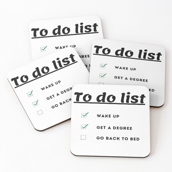 Item preview, To do list designed and sold by Limitless-Tees.