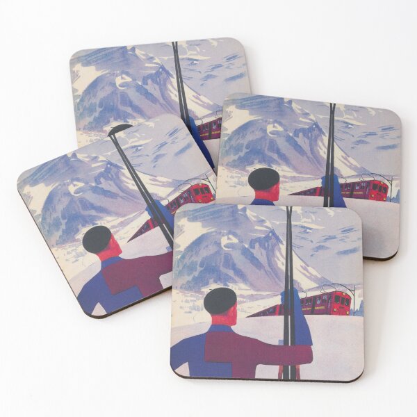 Item preview, Les Diablerets, Switzerland Vintage Ski Poster designed and sold by vintagevivian.