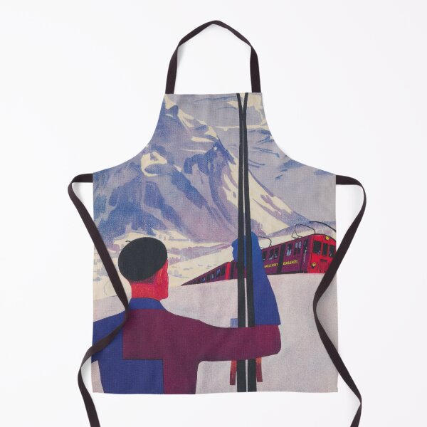Item preview, Les Diablerets, Switzerland Vintage Ski Poster designed and sold by vintagevivian.