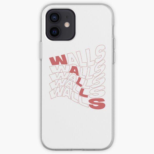 paredes louis tomlinson color raya roja Funda blanda para iPhone