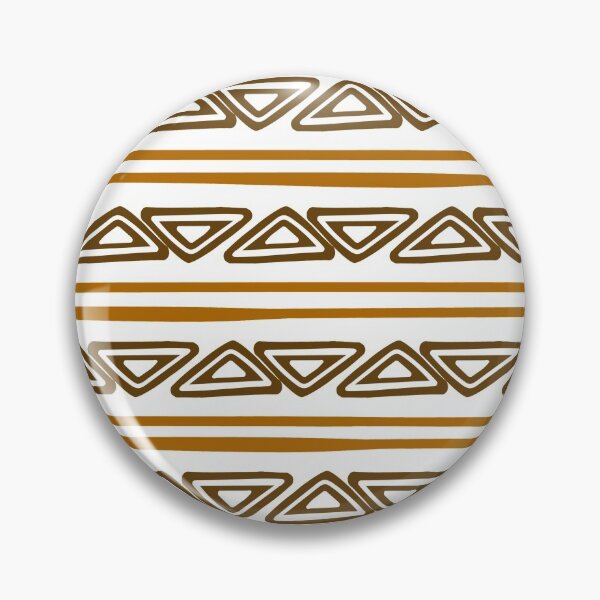 Item preview, orange strips with brown triangle designed and sold by R-728.