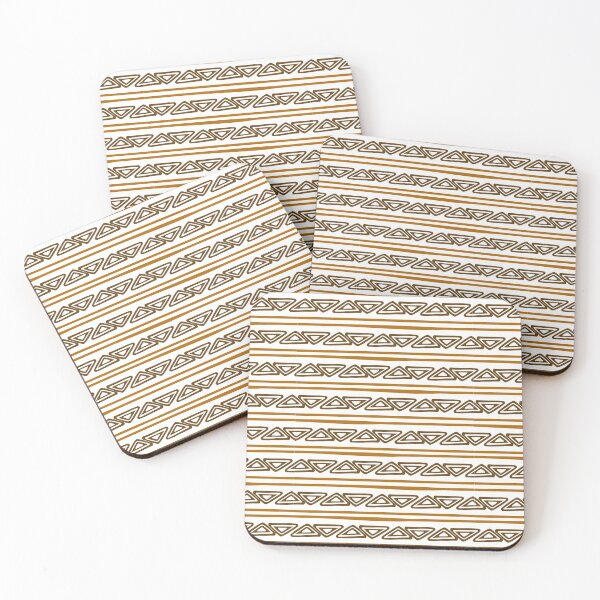 Item preview, orange strips with brown triangle designed and sold by R-728.
